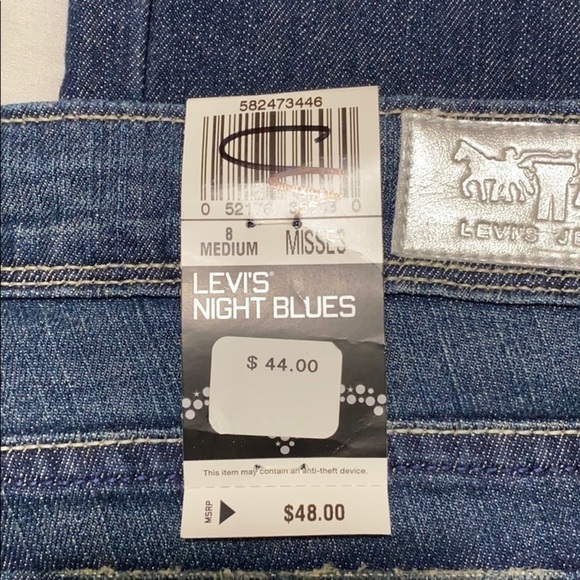 Levi’s night blues low boot cut 545” jeans size 8 - Picture 13 of 13